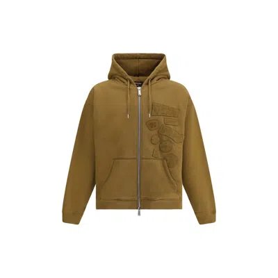 Dsquared2 Dsquared² Zip Men's Hoodie In Green