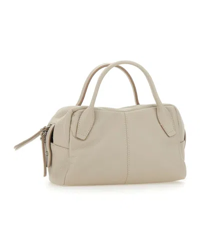 Gianni Chiarini Logo Patch Zipped Tote Bag In Neutral