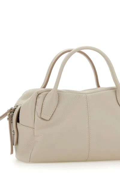 Gianni Chiarini Logo Patch Zipped Tote Bag In Neutral