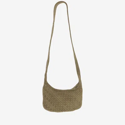 Bottega Veneta Zipper Shoulder Bag In Brown
