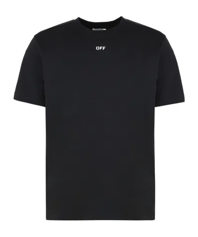 Off-white Off White S.matthew Skate Logo-print T-shirt In Black