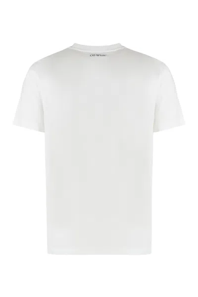 Off-white Slim Fit Single Arrow Cotton Graphic T-shirt