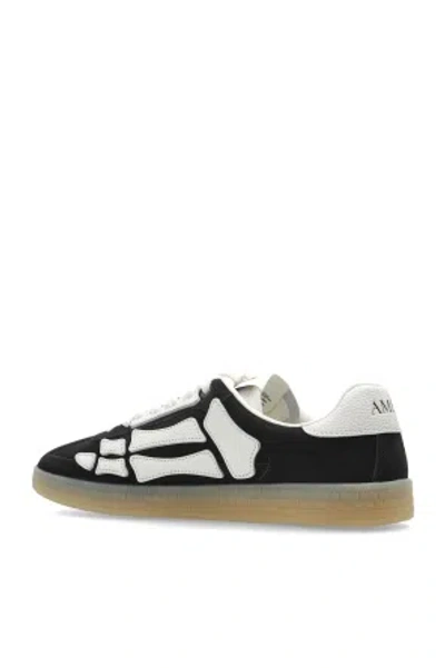 Amiri Low Profile Sneakers Featuring Contrast Panels In Black