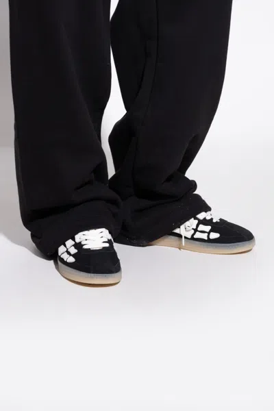 Amiri Low Profile Sneakers Featuring Contrast Panels In Black
