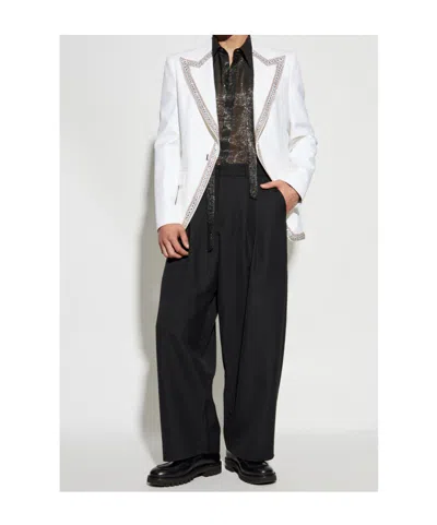 Dsquared2 Crystal-embellished Blazer In White