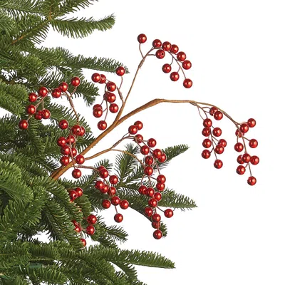 Frontgate Set Of 6 Metallic Berry Stems In Multi