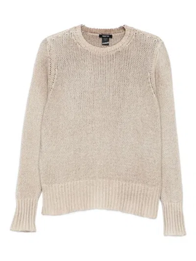 Avant Toi Cashmere Crewneck Pullover In Neutral