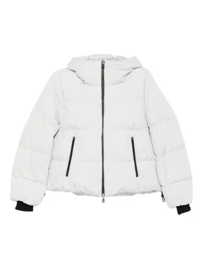 Herno Short Down Jacket 2layers Clothing In White