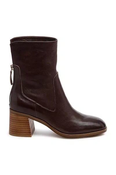 Kelsi Dagger Brooklyn Island Block Heel Bootie In Brown