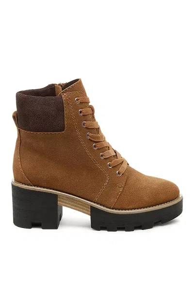Kelsi Dagger Brooklyn Otto Lug Sole Ankle Boots In Brown