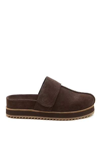 Kelsi Dagger Brooklyn Fig Platform Mules In Brown