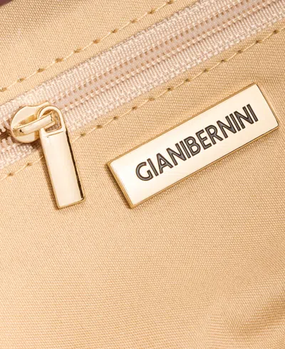 Giani Bernini Pebble East West Small Flap Crossbody, Exclusively At Macy's In Burgundy