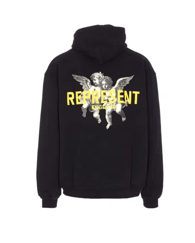 Represent Legacy Cherubs Hoodie In Black