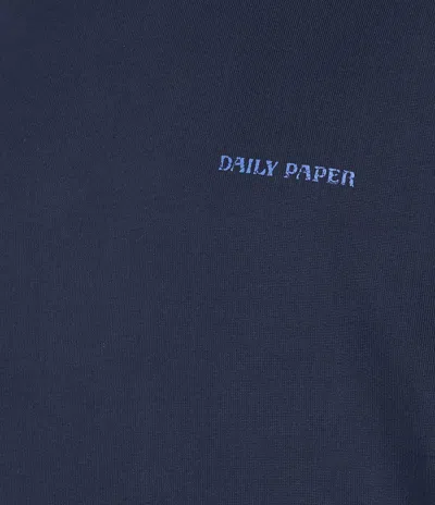 Daily Paper Felpa Candle Label Blue In Blue