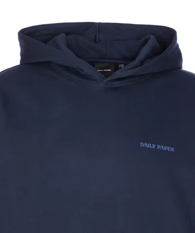 Daily Paper Felpa Candle Label Blue In Blue