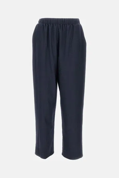 Dušan Dark Blue Carrot Trouser In Blue