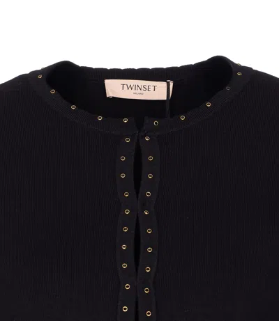 Twinset Twin-set Short Jacket In Black
