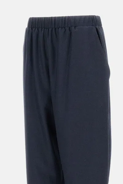 Dušan Dark Blue Carrot Trouser In Blue