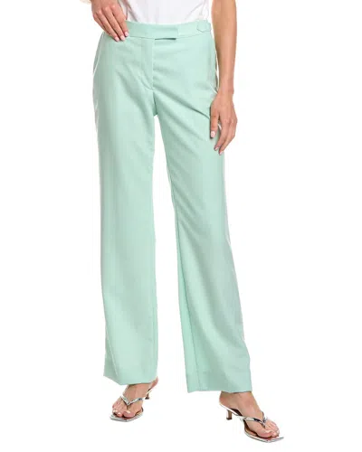 Officine Generale Ilenia Wool Pant In Green