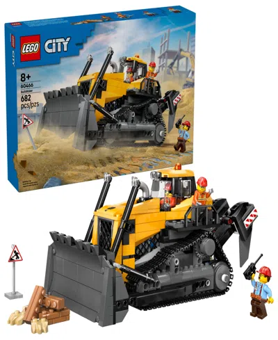 Lego City Yellow Bulldozer 60466 Toy Building Set, 682 Pieces In Multi