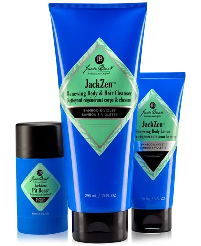 Jack Black 3-pc. The Jackzen Collection Set In Transparent