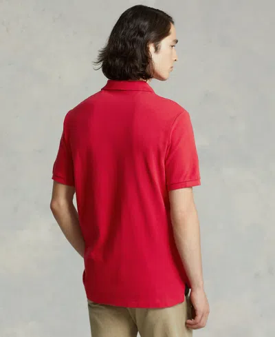 Polo Ralph Lauren Classic Fit Mesh Polo Shirt In Red