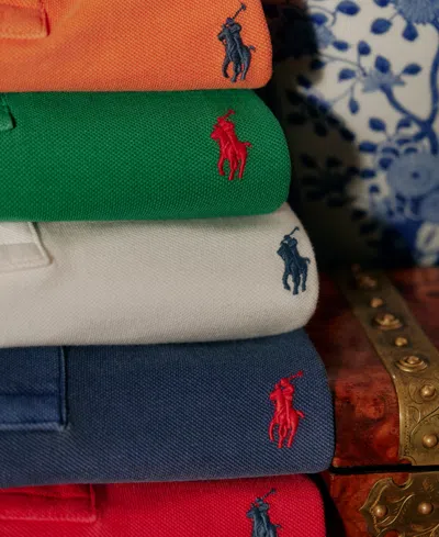 Polo Ralph Lauren Classic Fit Mesh Polo Shirt In Red