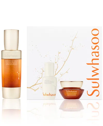 Sulwhasoo 3-pc. Concentrated Ginseng Rejuvenating Serum Set In Transparent