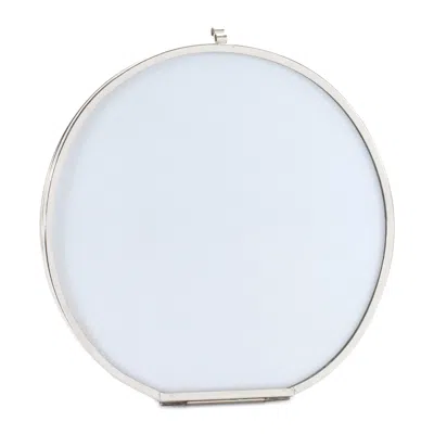 Hivvago Round Iron Picture Frame (set Of 2) In Multi