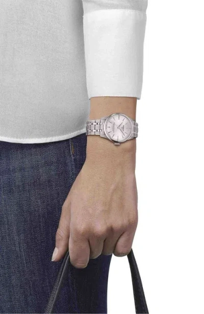 Tissot Chemin Des Tourelles Powermatic 80 Bracelet Watch, 34mm In White