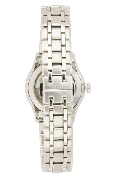 Tissot Chemin Des Tourelles Powermatic 80 Bracelet Watch, 34mm In White