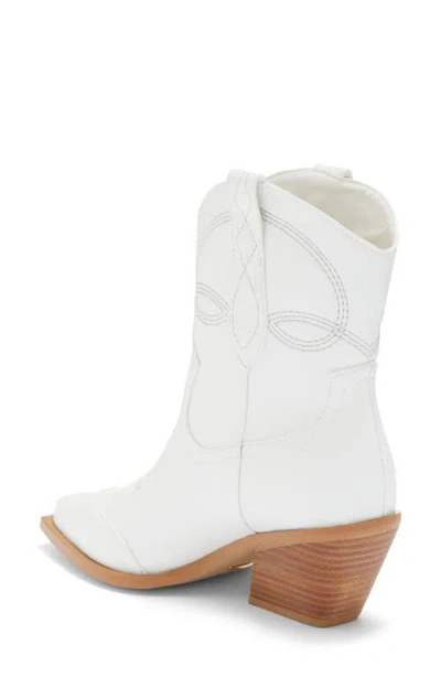 Billini Udel Western Bootie In White