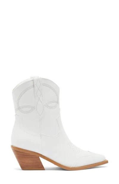 Billini Udel Western Bootie In White