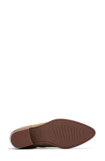 Clarks Morzine Sky Suede Bootie In Neutral