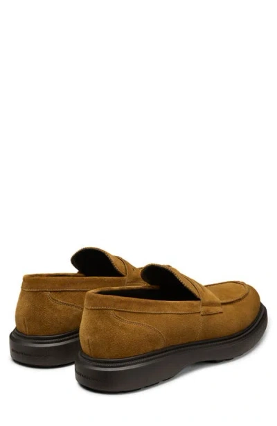 Stuart Weitzman Alvin Penny Loafer In Green