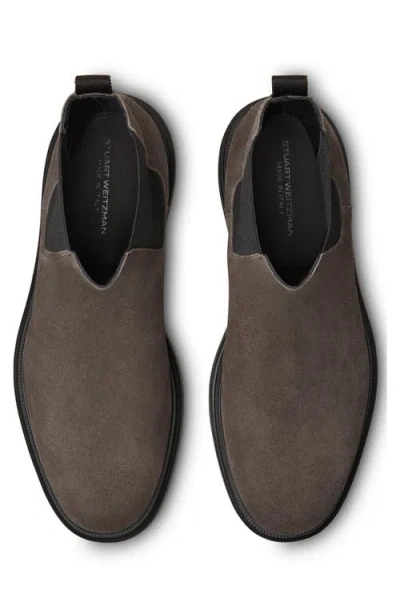Stuart Weitzman Amos Chelsea Boot In Gray
