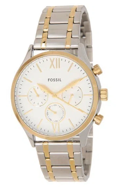 Fossil Fenmore Multifunction Bracelet Watch, 44mm In Metallic