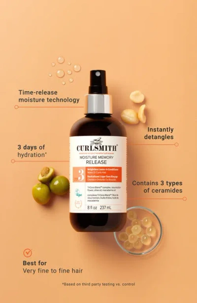 Curlsmith Moisture Memory Release Leave-in Conditioner Spray In Transparent