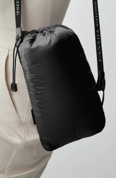 Canada Goose Cypress Packable Hooded 750-fill-power Down Puffer Jacket In Black