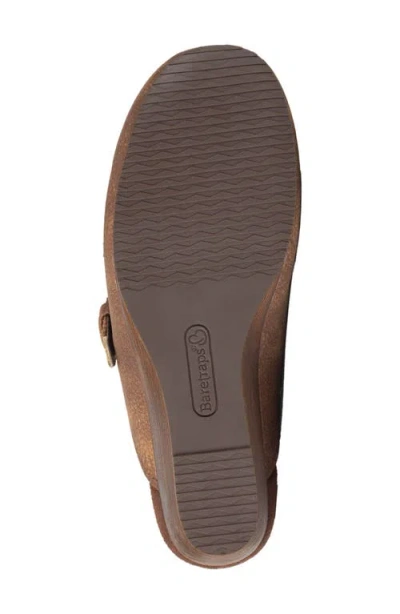 Baretraps Luna Womens Round Closed Toe Mules In Brown