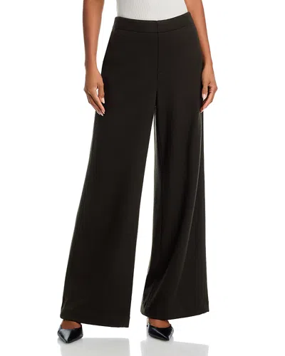 Rag & Bone Melanie Japanese Wool Wide Leg Pants In Green