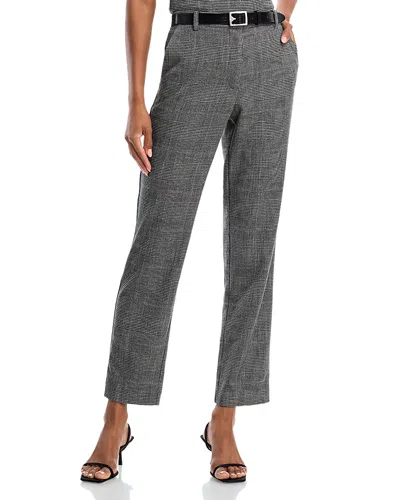 French Connection Slim Fit Cropped Pants In Gray