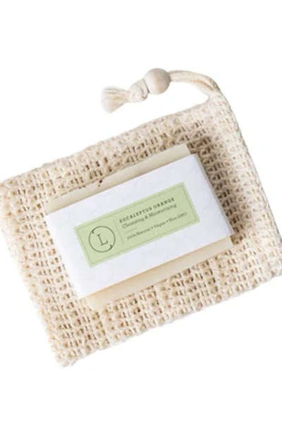 Lizush 2 X Eucalyptus Natural Cold Process Soap Bar With Essential Oils In Transparent