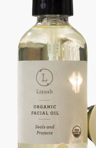Lizush Organic Facial Oil Seals And Protects In Transparent