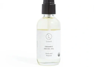Lizush Organic Facial Oil Seals And Protects In Transparent