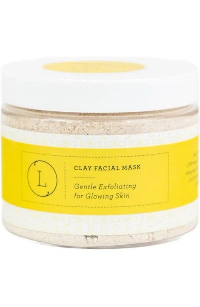 Lizush Natural Clay Facial Mask, Exfoliating Mask, Glowing Skin Mask In Transparent