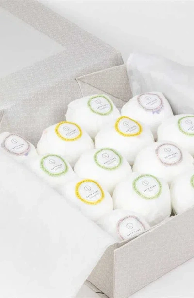 Lizush Large Bath Bombs Gift Box In Transparent