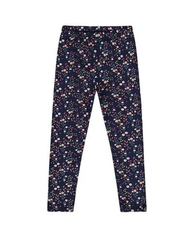 Deux Par Deux Girls' Jersey Leggings - Baby In Multi