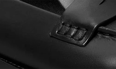 Tory Burch Classic Penny Loafers In Calf Leather In Black