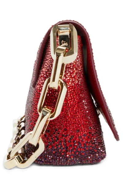 Christian Louboutin Degraclutch Asymmetric Ombre Strass Clutch Bag